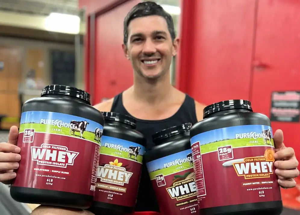 Whey protein isolate tubs